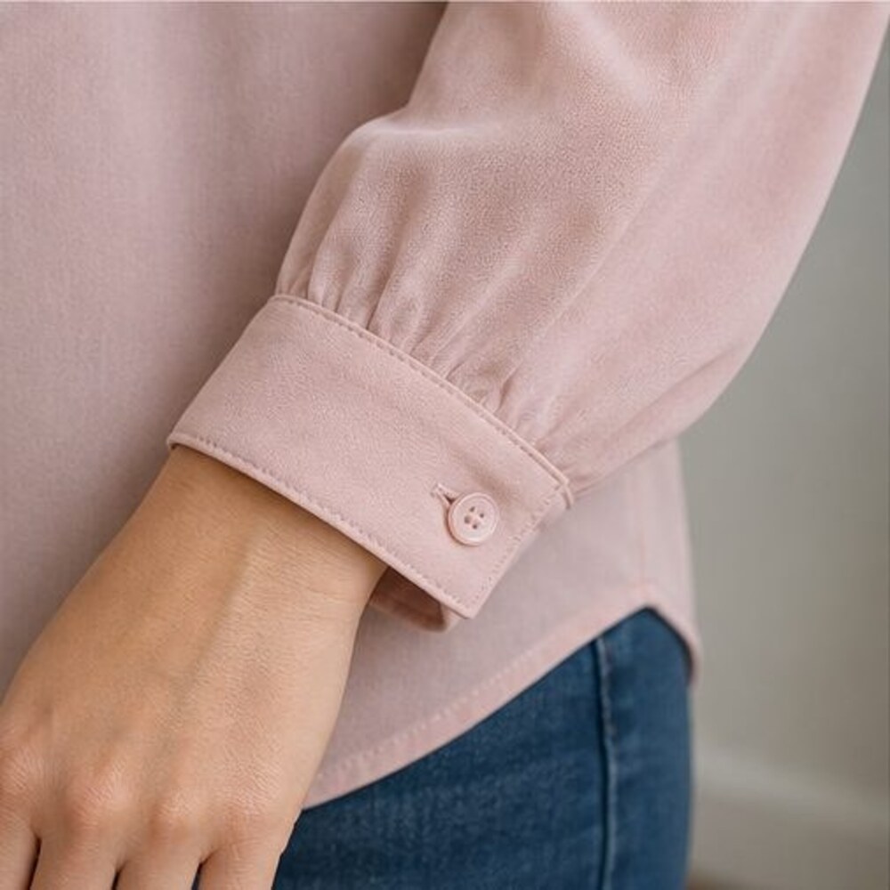 Blush Ruffle Blouse - Picture 5 of 6